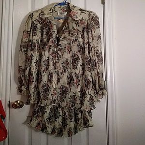 Never worn Vintage Diane Freis skirt and blouse
